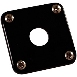 Gibson Jack Plate with Screws Nickel Gibson Jack Plate with Screws Black