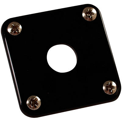 Gibson Jack Plate With Screws Black for sale