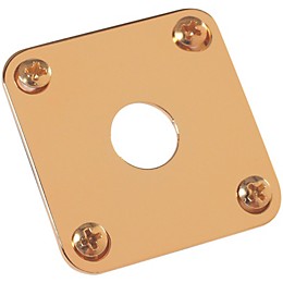 Gibson Jack Plate with Screws Gold