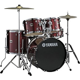 Yamaha Gigmaker 5-Piece Standard Shell Pack with 22" Bass Drum Burgundy Glitter