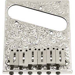 El Dorado Hand-Engraved Modern Tele Bridge