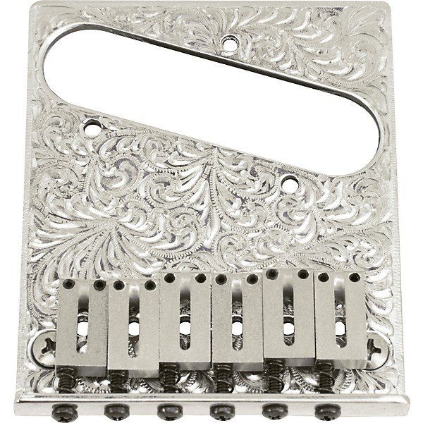 El Dorado Hand-Engraved Modern Tele Bridge
