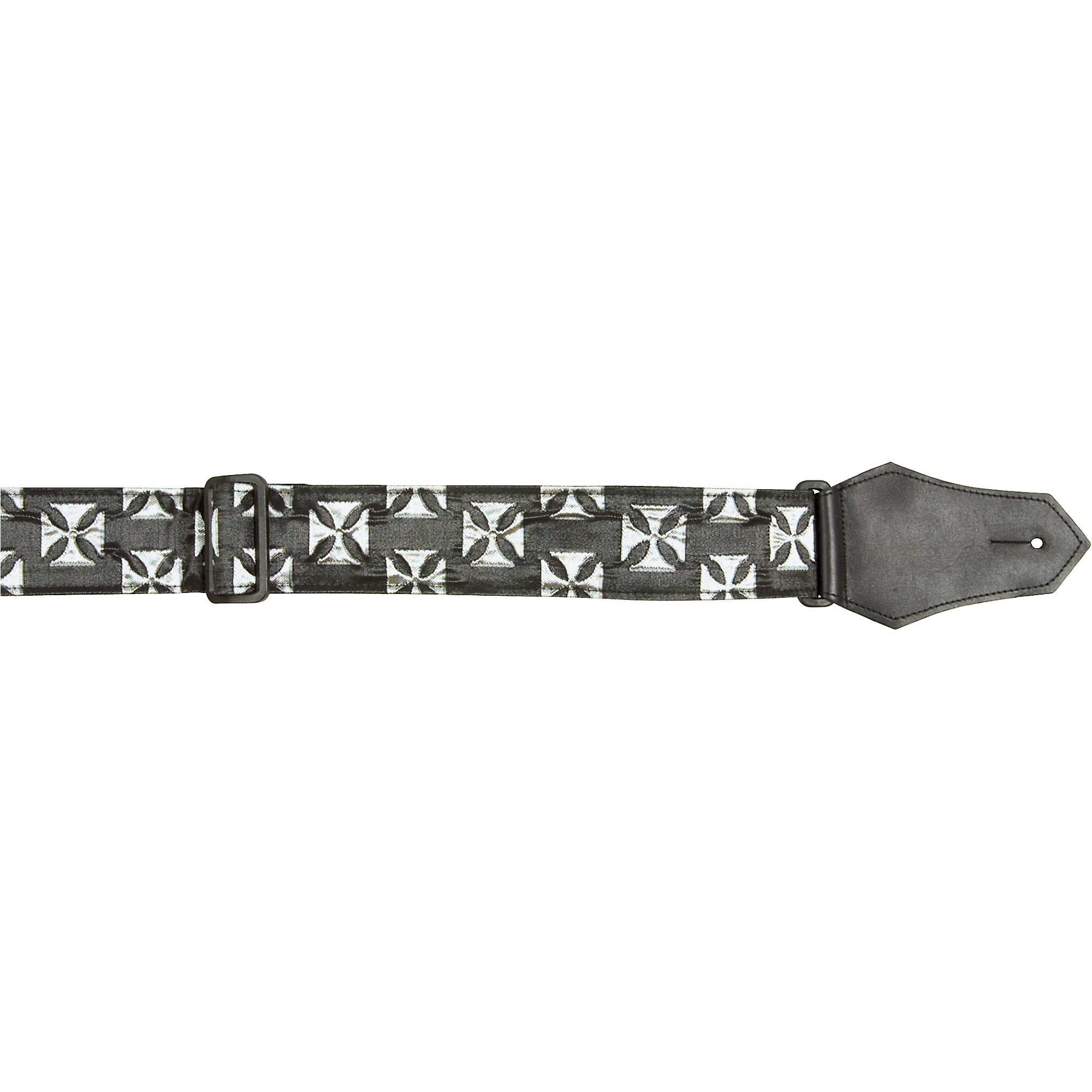 Get'm Get'm Iron Cross Guitar Strap 2 in. Iron Cross