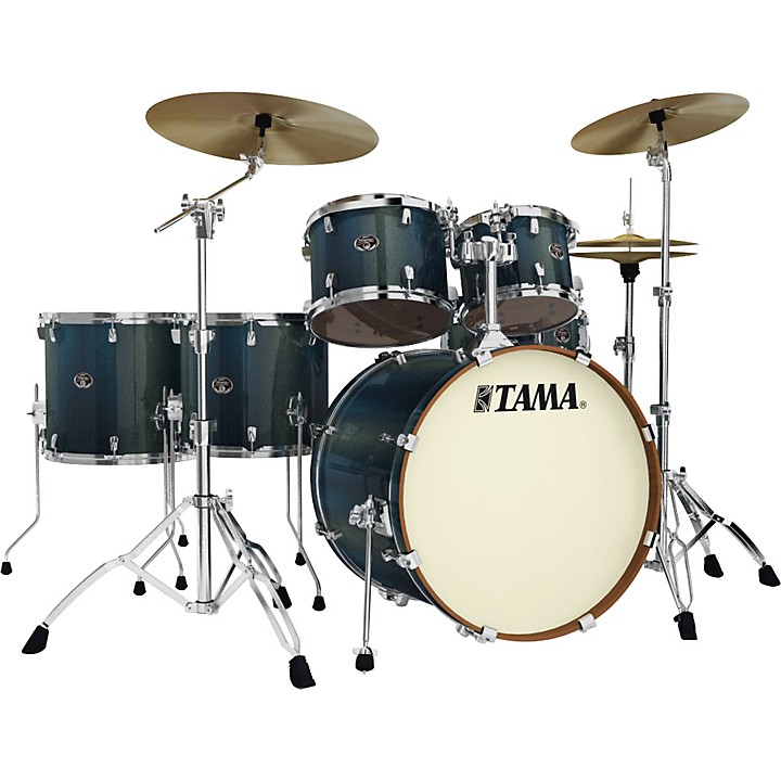 TAMA❅॰ॱ　0716 TAMA Silverstar 6-Piece Accel-Driver Shell Pack Blue