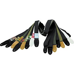 Fender Patchworks Cotton Guitar Strap Black Fallout