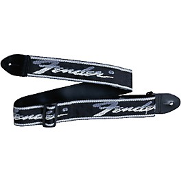 Fender Woven Guitar Strap Black and White