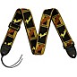 Fender 2" Monogrammed Guitar Strap Black, Yellow, and Brown thumbnail