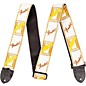 Fender 2" Monogrammed Guitar Strap White, Brown, and Yellow thumbnail