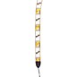 Fender 2" Monogrammed Guitar Strap White, Brown, and Yellow