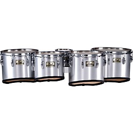 Pearl Championship Maple Marching Quint Tom Set 6, 8, 10, 12, 13 Brushed Silver (#26) 6 X 8