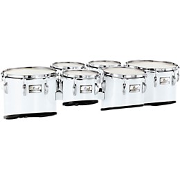 Pearl Championship Marching Sextet Tom Set 6, 8, 10, 12, 13, 14 Pure White (#33) 6 X 8