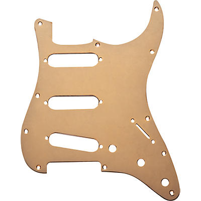 Fender American Standard Strat 11 Hole Pickguard Gold for sale