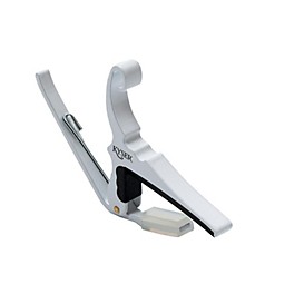 Kyser Quick-Change Capo for 6-String Guitars Tie-Dye Kyser Quick-Change Capo for 6-String Guitars White