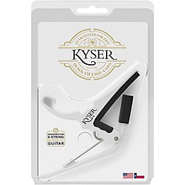 Kyser Quick-Change Capo for 6-String Guitars White