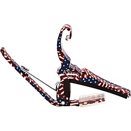 Kyser Quick-Change Capo for 6-String Guitars Black Kyser Quick-Change Capo for 6-String Guitars Red/White/Blue