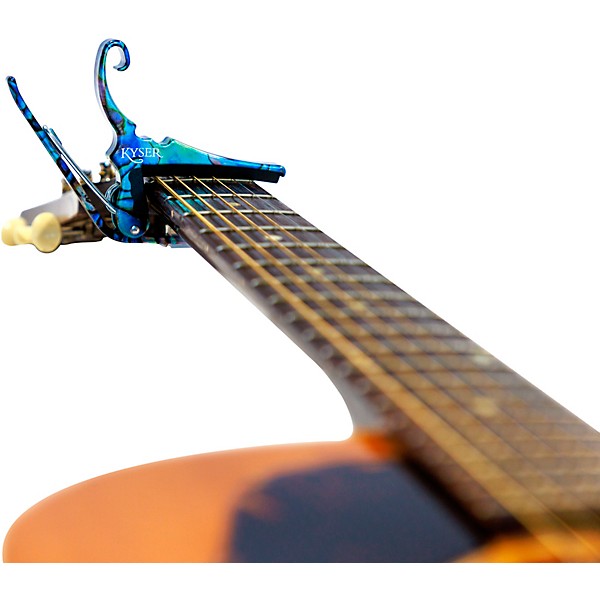 Kyser Quick-Change Capo for 6-String Guitars Abalone
