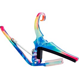 Kyser Quick-Change Capo for 6-String Guitars Black Kyser Quick-Change Capo for 6-String Guitars Tie-Dye