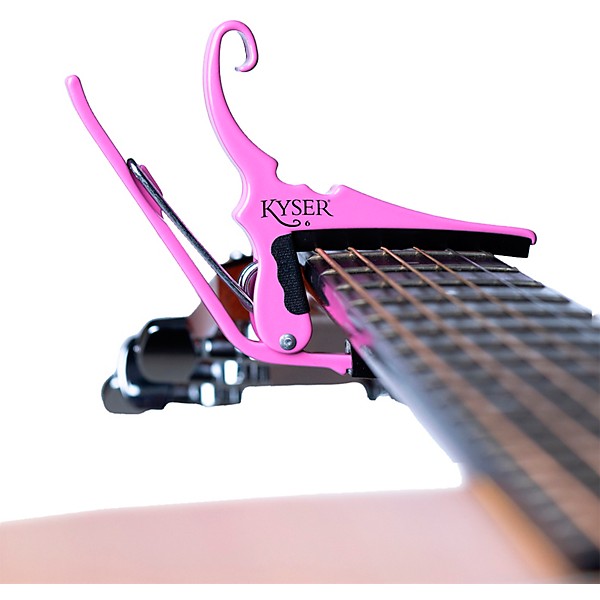 Kyser Quick-Change Capo for 6-String Guitars Pink