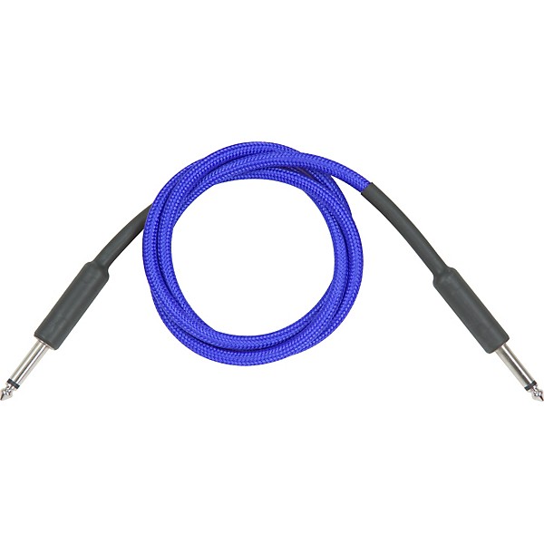 Musician's Gear Braided Instrument Cable 1/4" Blue 3 ft.