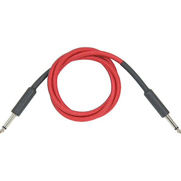 Musician's Gear Braided Instrument Cable 1/4" Red 3 ft.