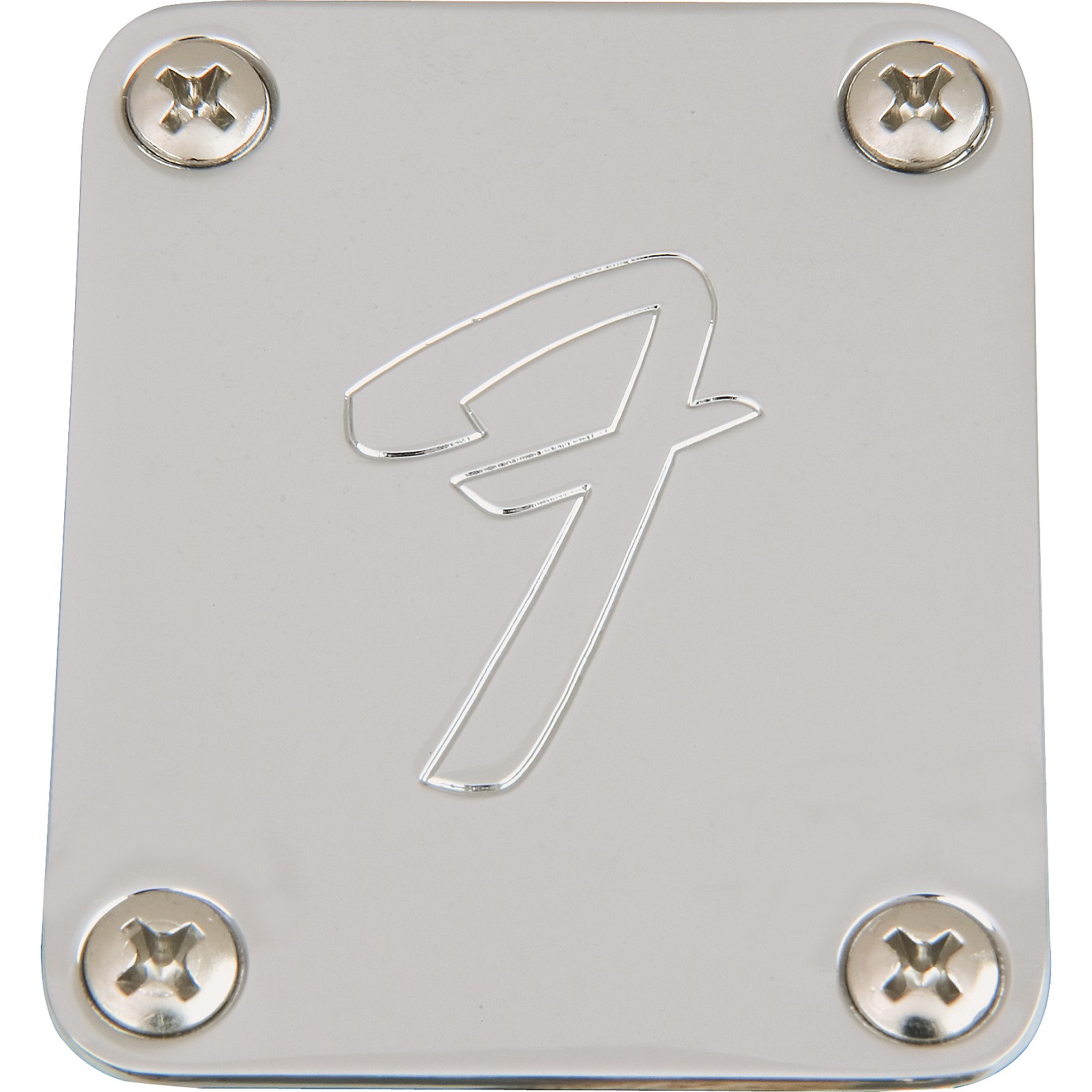 Guinness The layout Plasticity Fender '70s 'F' Style Neck Plate Chrome | Guitar Center