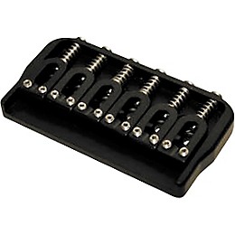 Hipshot 6-String US Fixed Guitar Bridge .125 Black