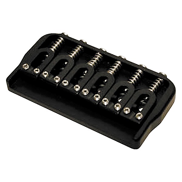 Hipshot 6-String US Fixed Guitar Bridge .125 Black