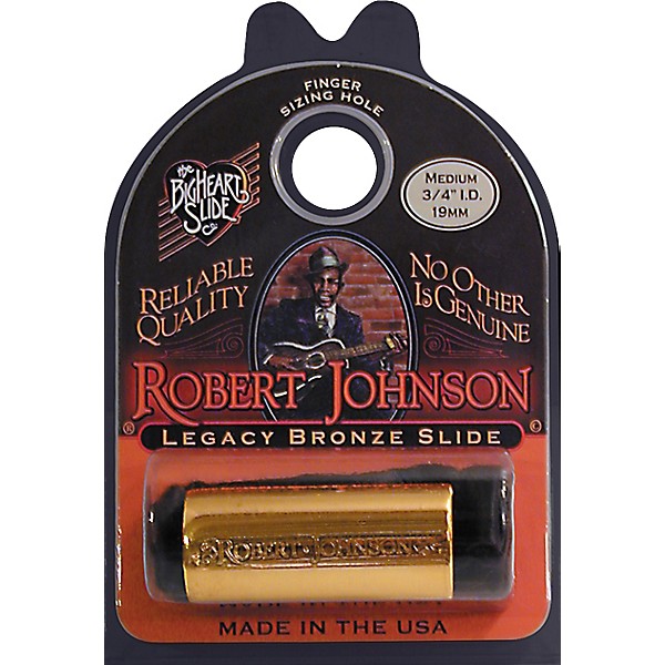 BigHeart Robert Johnson Legacy Bronze Slide Small