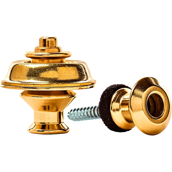 Dunlop Dual-Design Straplok System Gold | Guitar Center
