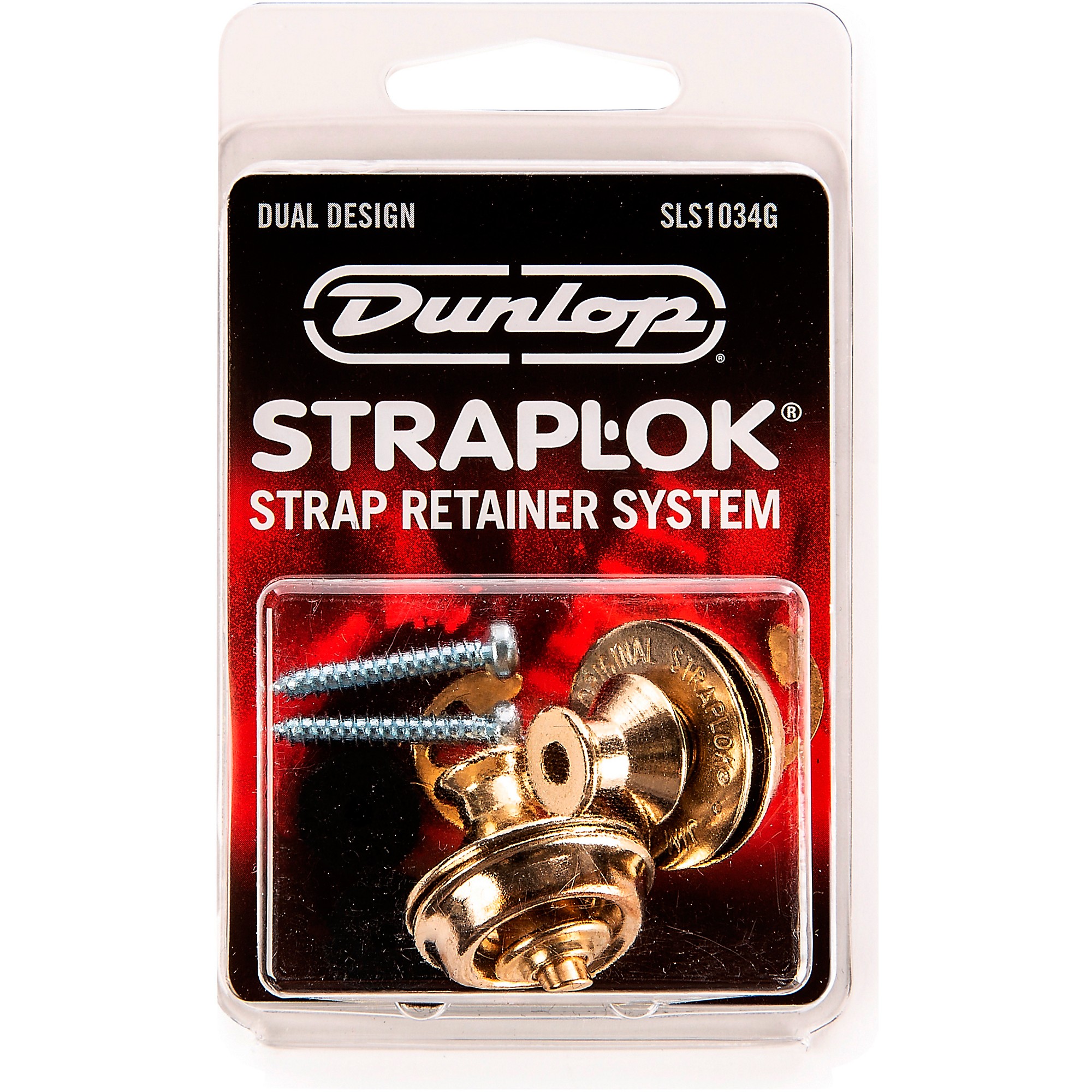 STRAPLOK® STRAP RETAINERS DUAL DESIGN - VINTAGE NICKEL - Dunlop