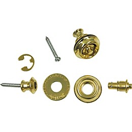 Dunlop Dual-Design Straplok System Brass