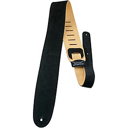 Perri's 2-1/2" Suede Leather Guitar Strap Blue Perri's 2-1/2" Suede Leather Guitar Strap Black