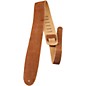 Perri's 2-1/2" Suede Leather Guitar Strap Natural thumbnail