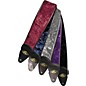 LM Products Crushed Velvet Padded Guitar Strap Blue
