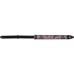 LM Products Padded Designer Nylon Guitar Strap American Flag