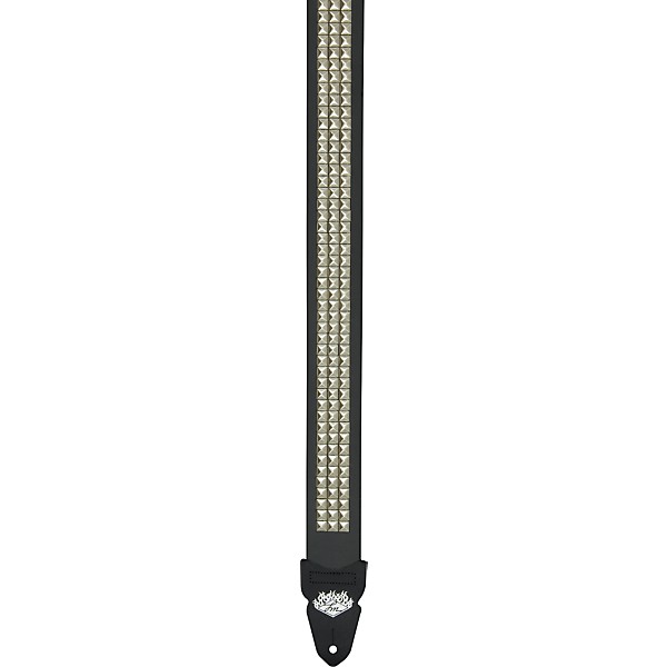 LM Products Studded Guitar Strap Black 2 in.