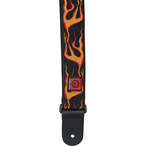 D'Addario Planet Waves Dark Side Nylon Strap Fluid Flames
