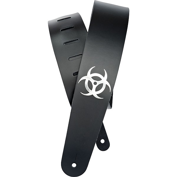 D'Addario Planet Waves ICON Leather Strap Biohazard