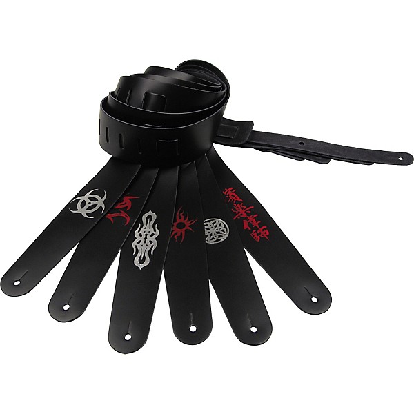 D'Addario Planet Waves ICON Leather Strap Biohazard