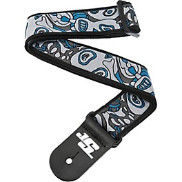 D'Addario Joe Satriani Nylon Guitar Strap Black/G... D'Addario Joe Satriani Nylon Guitar Strap Blue/White Souls of Distortion