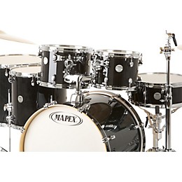 Mapex Meridian Birch 6-Piece Studioease Shell Pack Midnight Black