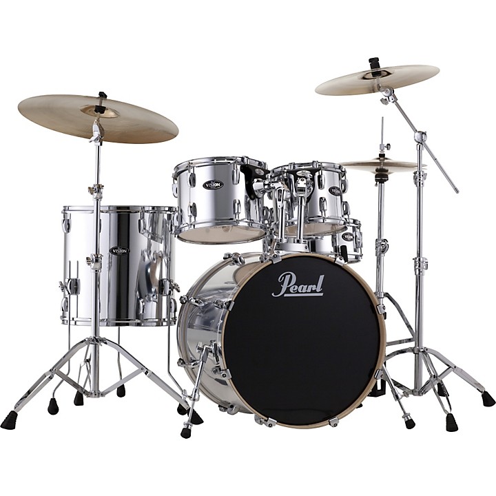 Pearl VB Vision Birch 5 Piece Shell Pack Jet Black | Guitar Center