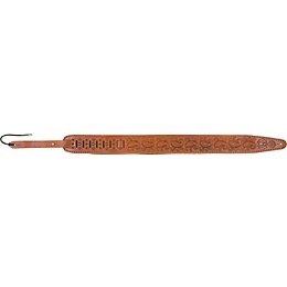 Levy's Carving Leather Paisley Pattern Strap Tan