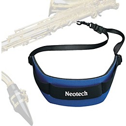 Neotech Soft Sax Strap Navy Regular, Swivel Hook