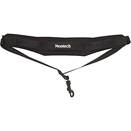 Neotech Soft Sax Strap Black X-Long, Covered Metal Hook