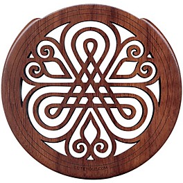 The Lute Hole Company 4" So... The Lute Hole Company 4" Soundhole Covers for Feedback Control in Maple or Walnut Walnut Light