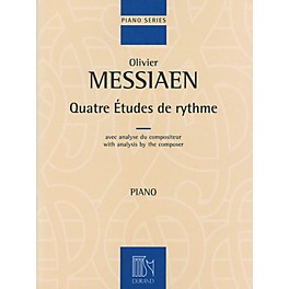 Editions Durand 4 Etudes de rythme (with analysis by the composer Piano) Editions Durand Series Softcover (Advanced)