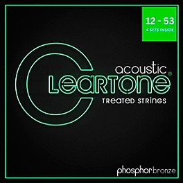 Cleartone 4 Pack Phosphor Bronze Acoustic Guitar Strings