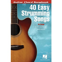 Hal Leonard 40 Easy Strumming Songs Guitar Chord Songbook Series Softcover Performed by Various