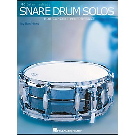 Hal Leonard 40 Intermediate Snare Drum Solos for Concert Performance